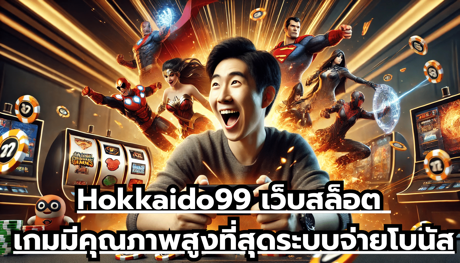 Hokkaido99 เว็บสล็อต เกมมีคุณภาพสูงที่สุด ระบบจ่ายโบนัสสูง เล่นสนุกสนาน ผ่านเว็บได้เลย