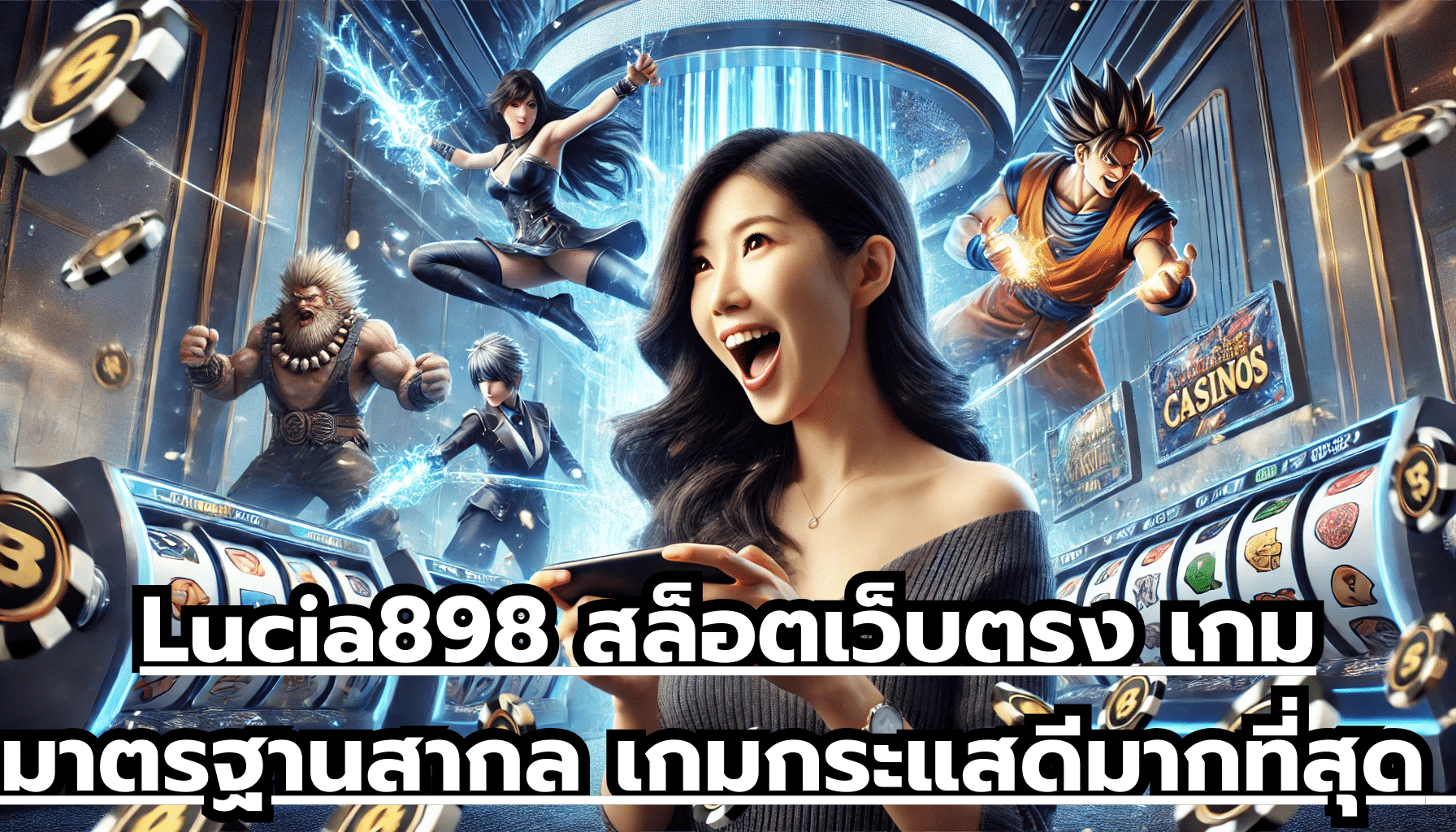 Lucia898 สล็อตเว็บตรง เกมมาตรฐานสากล เกมกระแสดีมากที่สุด ระบบฝากถอนออโต้ โบนัสจ่ายไวสุด